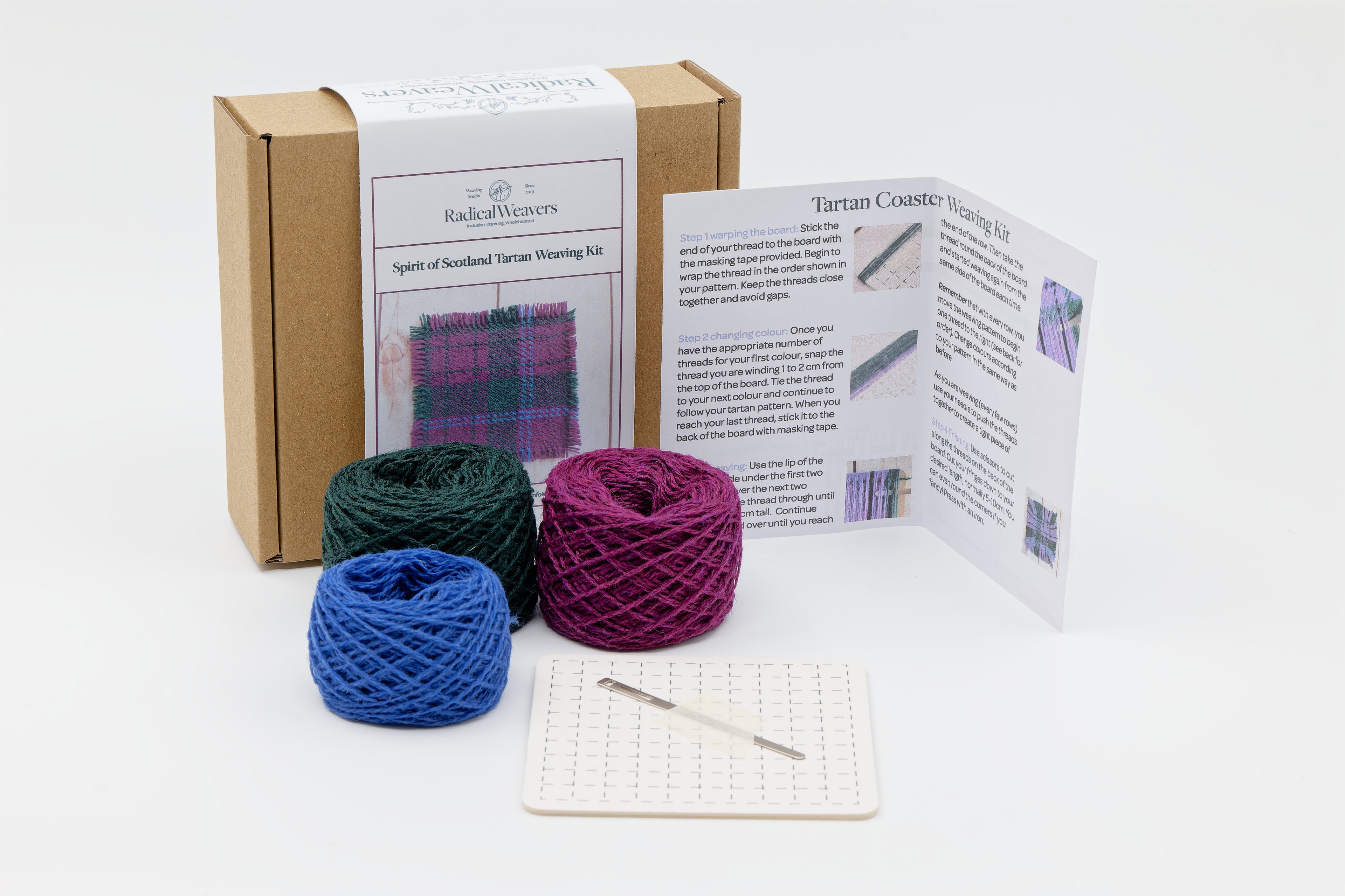 Mini Tartan Weaving Kits