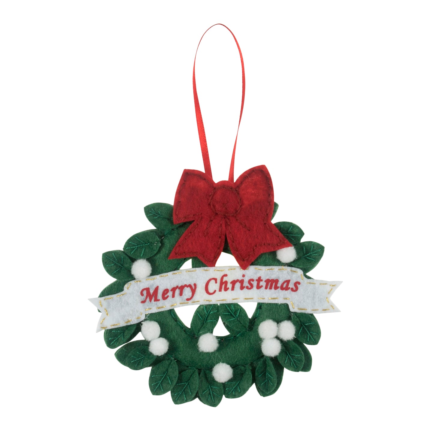 Felt Decoration Kit Christmas Wreath