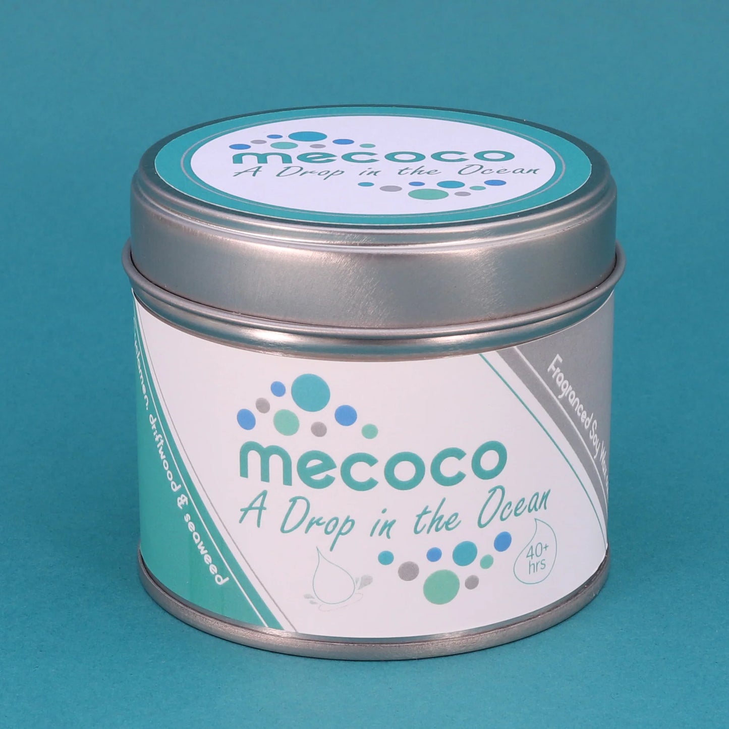 A Drop in the Ocean / Rocksalt & Driftwood Scented Soy Wax Candle