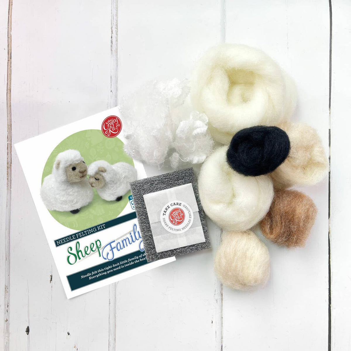 Sheep Family Needle Felt Craft Kit