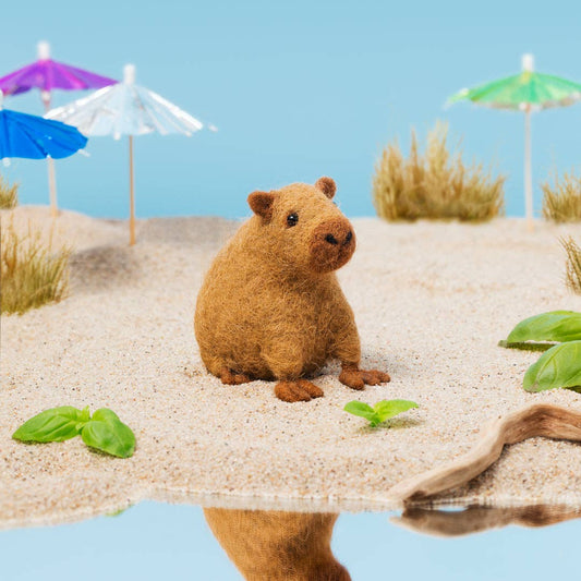 Felted Carlos Capybara