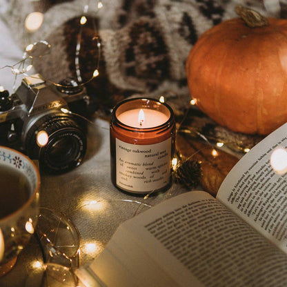 Vintage Oakwood Candle