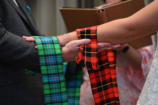 Bespoke Hand Fasting Blended Tartan Cords