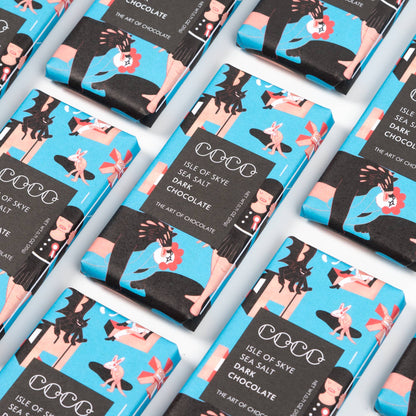 Isle of Skye Sea Salt Dark Mini Chocolate Bar