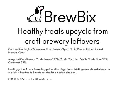 BrewBix Christmas Gift Box 100g Dog Treats