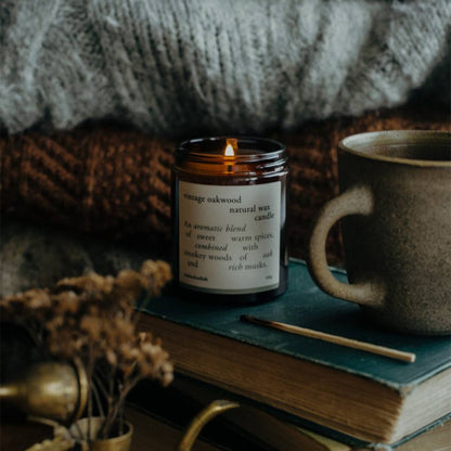Vintage Oakwood Candle