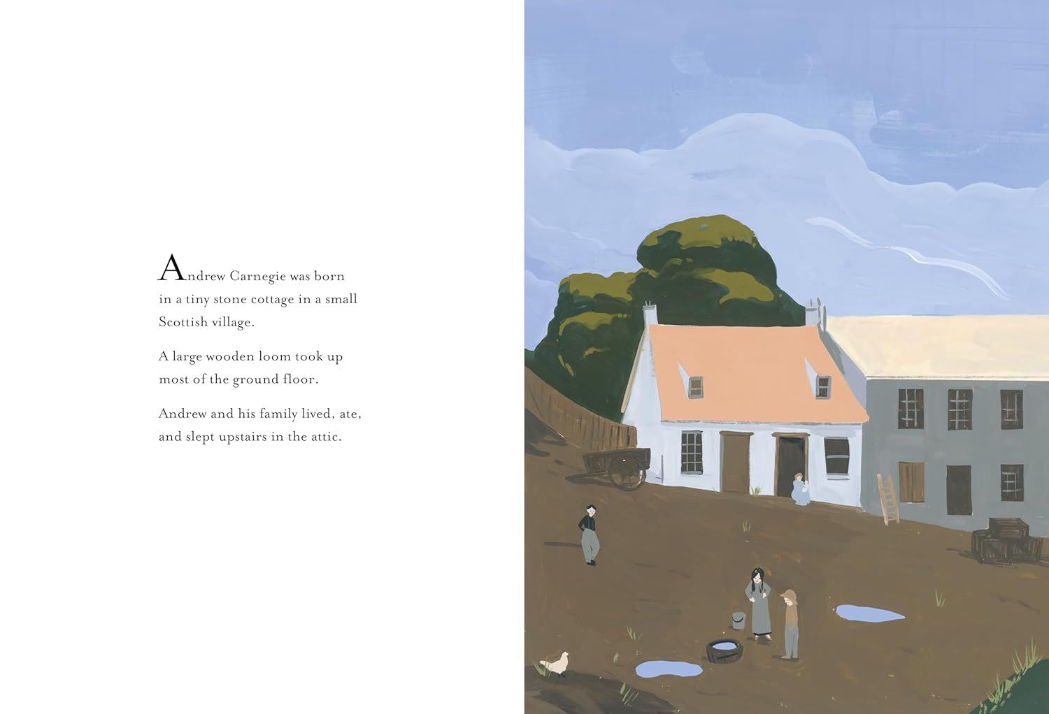 The Man Who Loved Libraries - The Story of Andrew Carnegie by Andrew Larsen and Katty Maurey