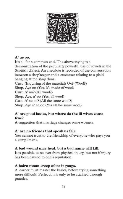 Scottish Proverbs