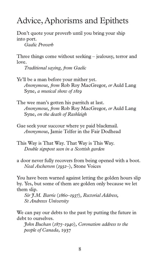 Scottish Quotations