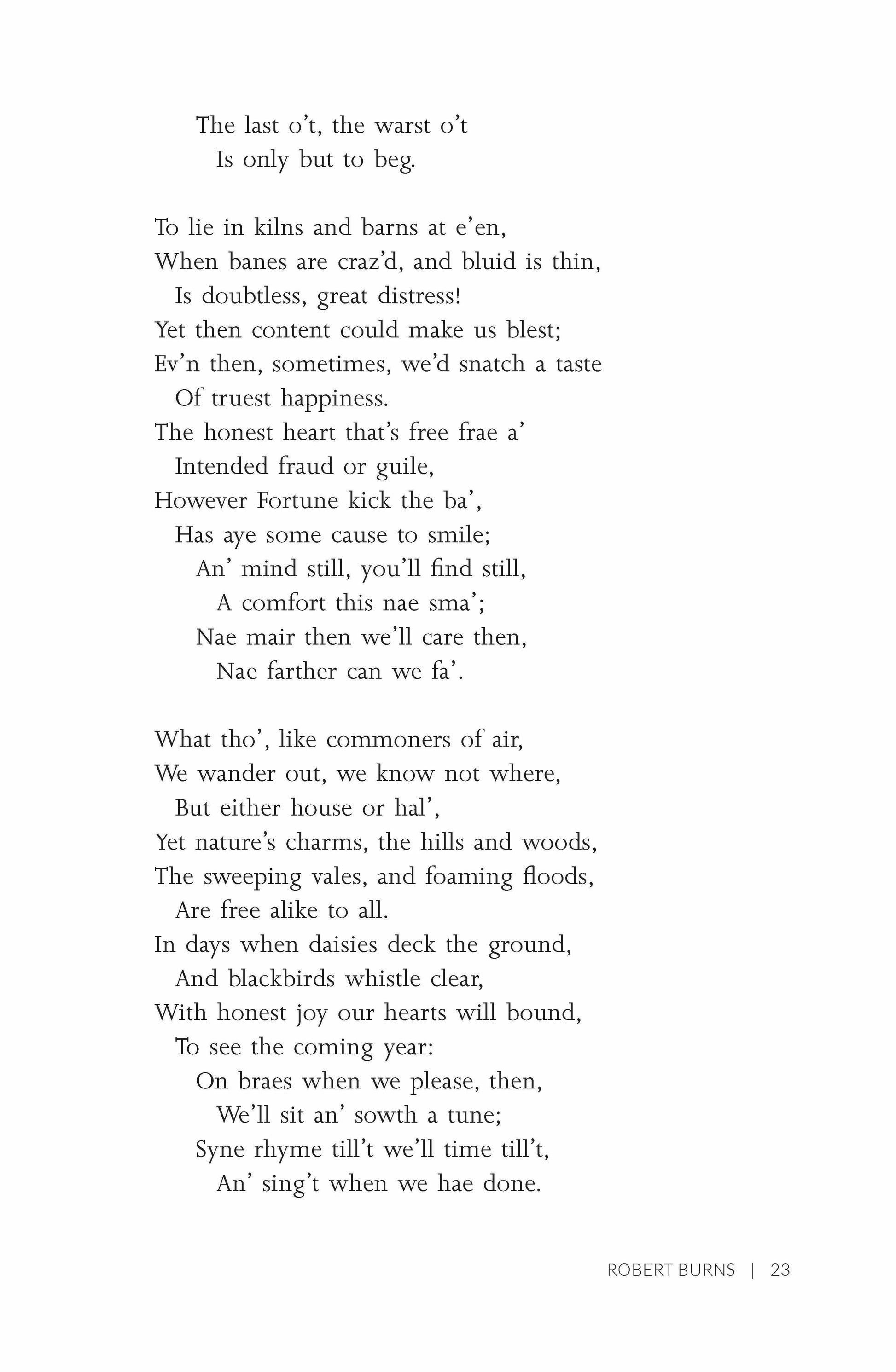 Poetry of Robert Burns
