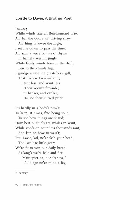 Poetry of Robert Burns