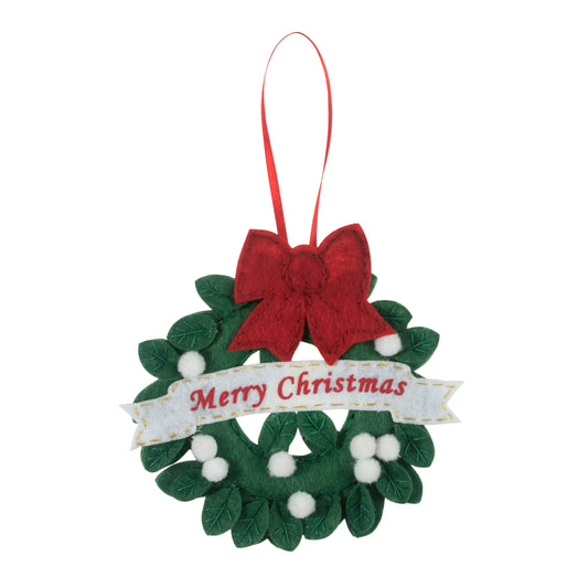 Felt Decoration Kit Christmas Wreath
