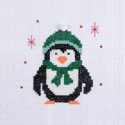 Counted Cross-Stitch Kit Christmas Penguin