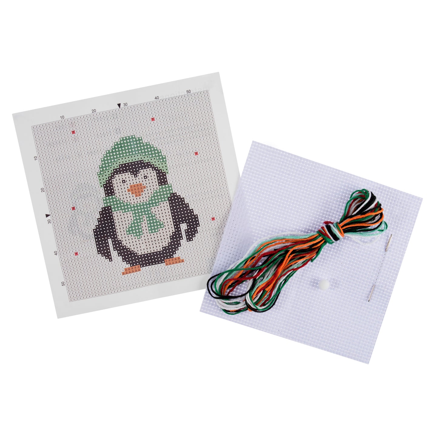 Counted Cross-Stitch Kit Christmas Penguin