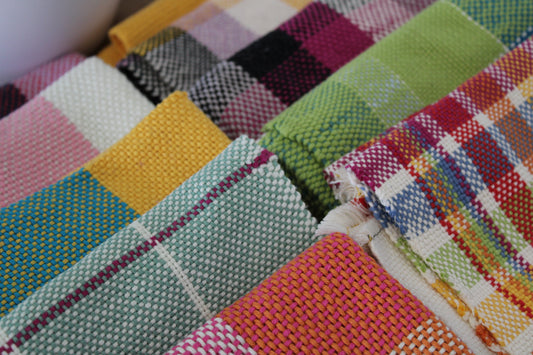 Bespoke Handwoven Organic Cotton Tea Towels