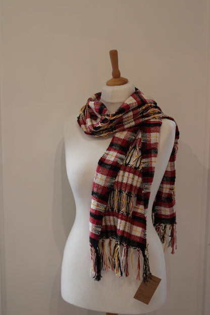 Handwoven Handmade Recycled Yarn Scarf Collection