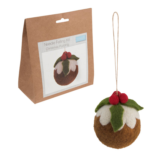 Christmas Pudding Needle Felting Kit