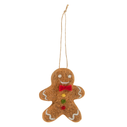 Christmas Gingerbread Man Needle Felting Kit
