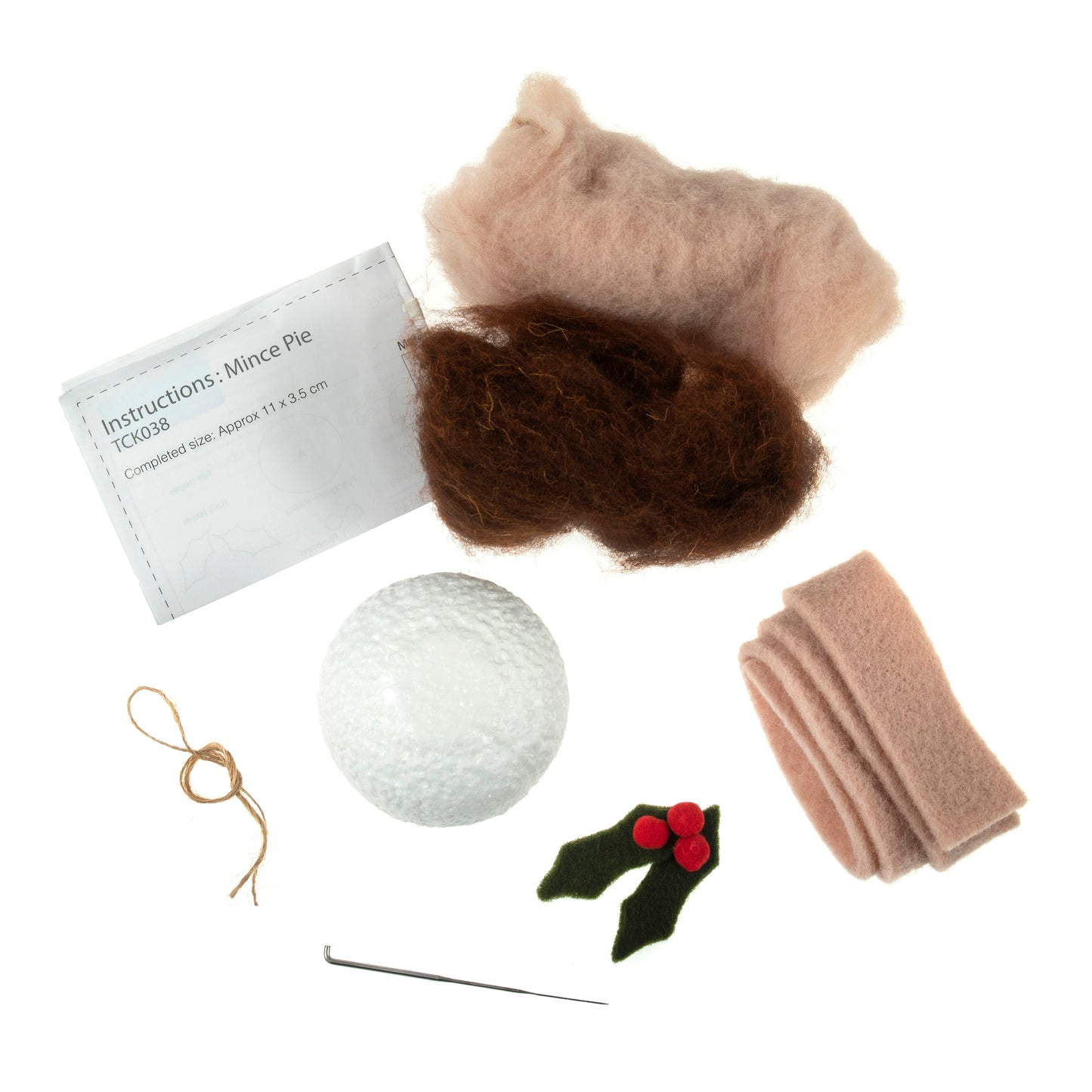 Christmas Mince Pie Needle Felting Kit
