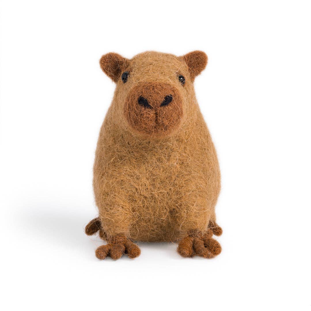 Felted Carlos Capybara