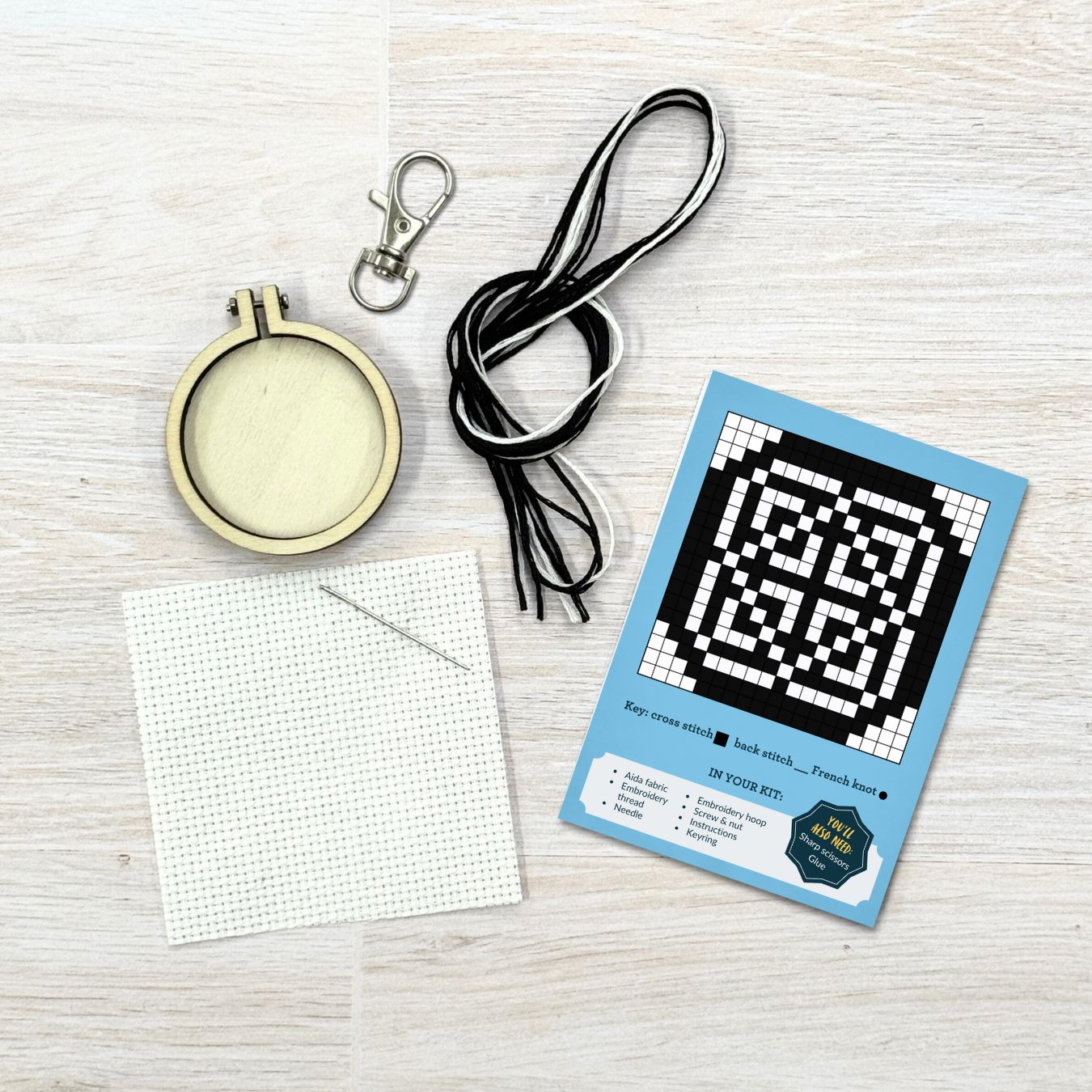 Mini Matchbox Cross Stitch Kit 'Celtic Connections'