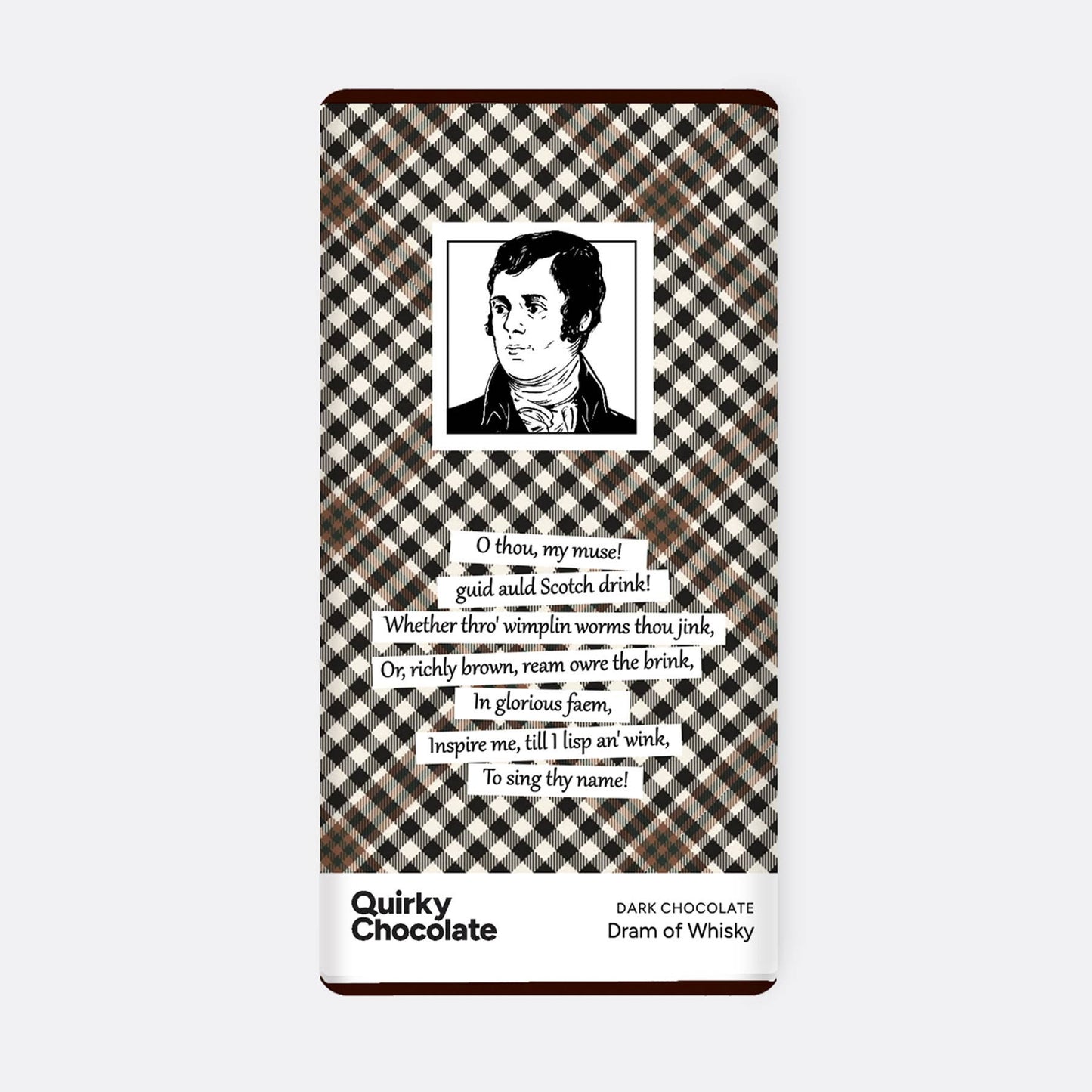 Dram of Whisky Robert Burns Chocolate Bar