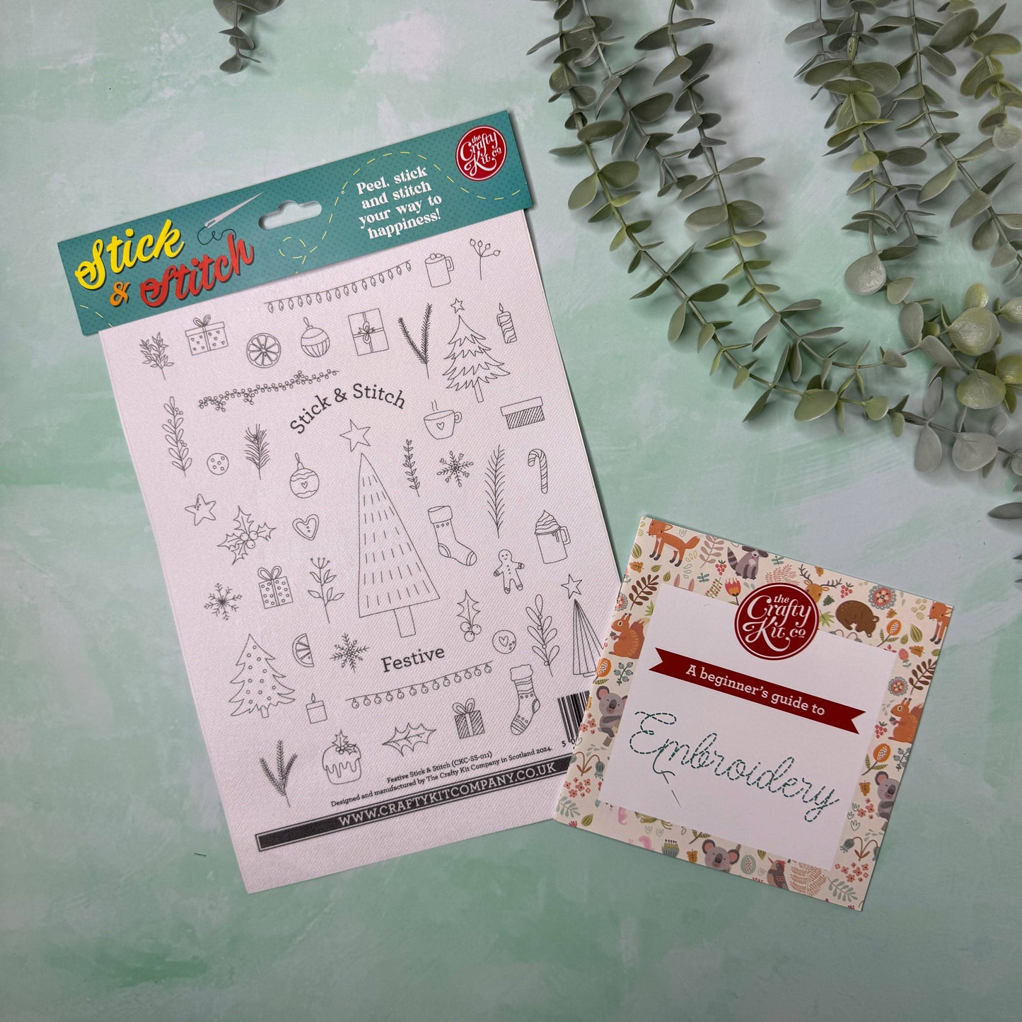 Festive Stick & Stitch Embroidery