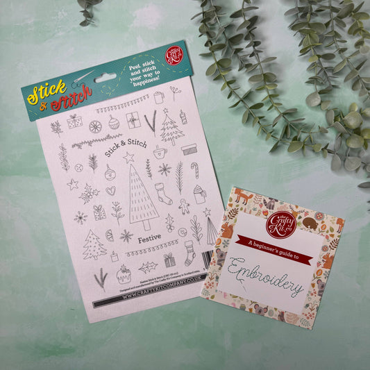Festive Stick & Stitch Embroidery