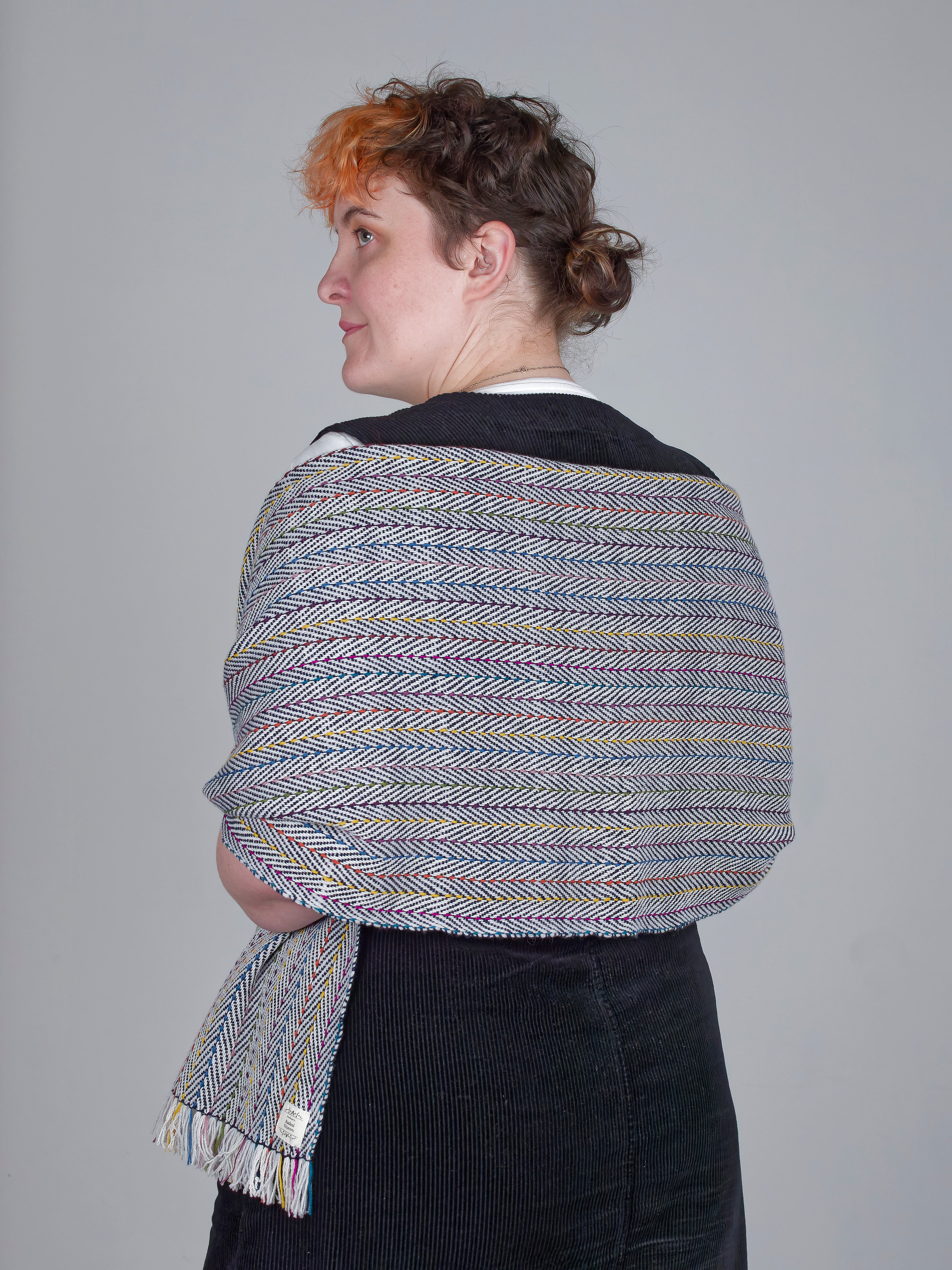 Static Rainbow Scarf – Radical Weavers
