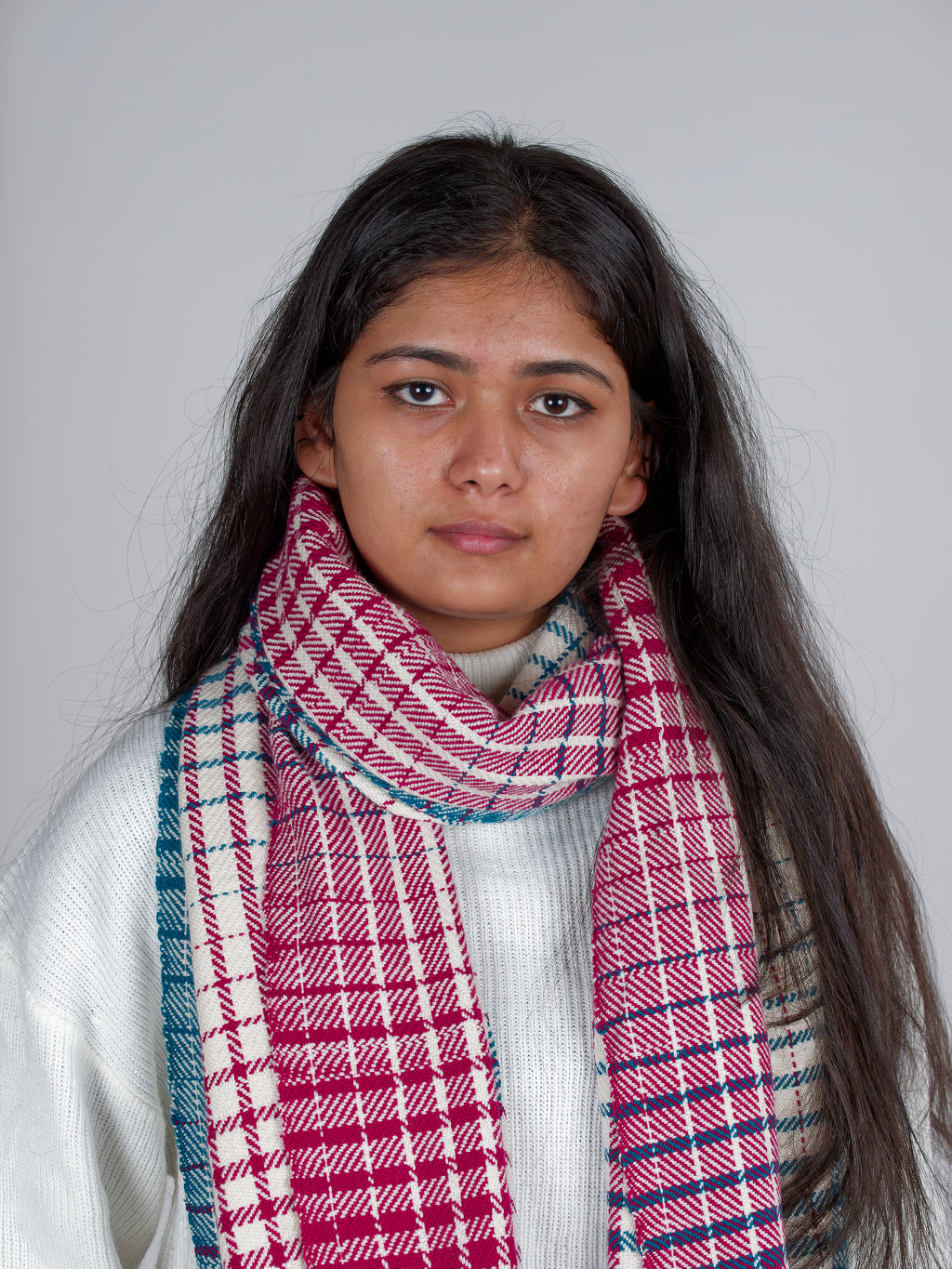 Tyrian Cashmere Gradient Wrap